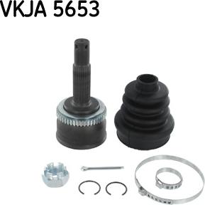 SKF VKJA 5653 - Birləşmə dəsti, ötürücü val furqanavto.az