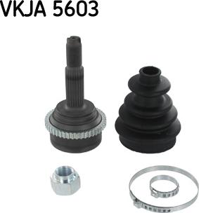 SKF VKJA 5603 - Birləşmə dəsti, ötürücü val furqanavto.az
