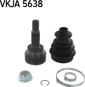 SKF VKJA 5638 - Birləşmə dəsti, ötürücü val furqanavto.az