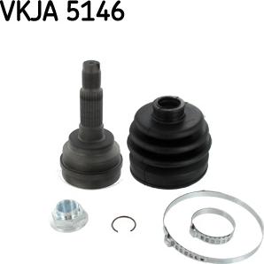 SKF VKJA 5146 - Birləşmə dəsti, ötürücü val furqanavto.az