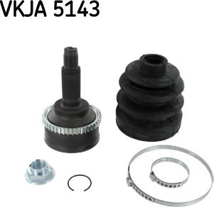 SKF VKJA 5143 - Birləşmə dəsti, ötürücü val furqanavto.az