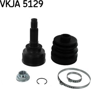 SKF VKJA 5129 - Birləşmə dəsti, ötürücü val furqanavto.az