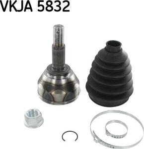 SKF VKJA 5832 - Birləşmə dəsti, ötürücü val furqanavto.az