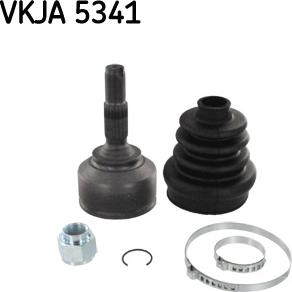 SKF VKJA 5341 - Birləşmə dəsti, ötürücü val furqanavto.az
