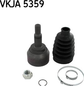 SKF VKJA 5359 - Birləşmə dəsti, ötürücü val furqanavto.az