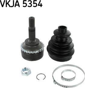 SKF VKJA 5354 - Birləşmə dəsti, ötürücü val furqanavto.az