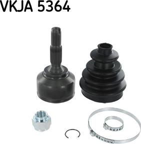 SKF VKJA 5364 - Birləşmə dəsti, ötürücü val furqanavto.az