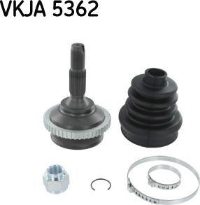 SKF VKJA 5362 - Birləşmə dəsti, ötürücü val furqanavto.az