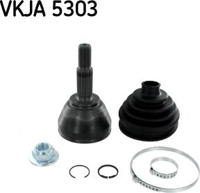SKF VKJA 5303 - Birləşmə dəsti, ötürücü val furqanavto.az