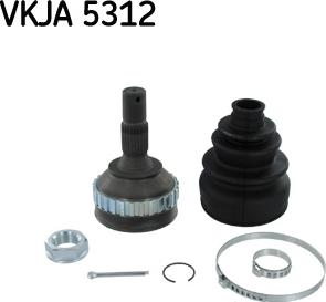 SKF VKJA 5312 - Birləşmə dəsti, ötürücü val furqanavto.az