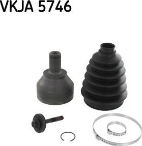 SKF VKJA 5746 - Birləşmə dəsti, ötürücü val furqanavto.az