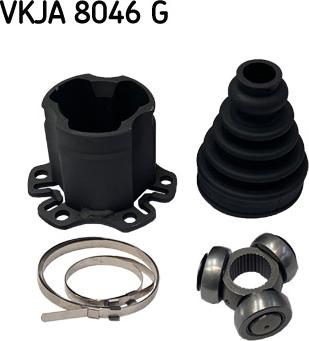 SKF VKJA 8046 G - Birləşmə dəsti, ötürücü val furqanavto.az