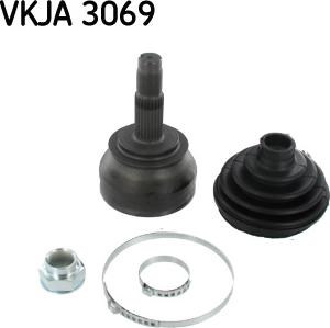 SKF VKJA 3069 - Birləşmə dəsti, ötürücü val furqanavto.az