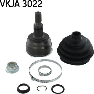 SKF VKJA 3022 - Birləşmə dəsti, ötürücü val furqanavto.az