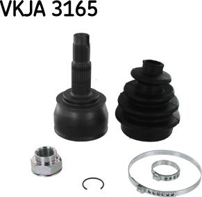 SKF VKJA 3165 - Birləşmə dəsti, ötürücü val furqanavto.az