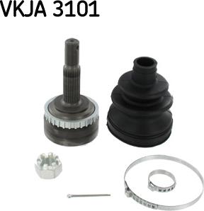 SKF VKJA 3101 - Birləşmə dəsti, ötürücü val furqanavto.az