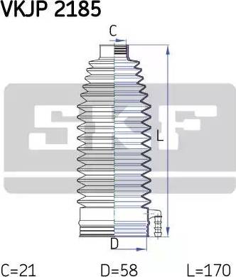 SKF VKJP 2185 - Körük dəsti, sükan furqanavto.az