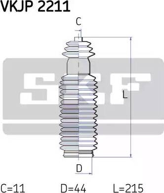 SKF VKJP 2211 - Körük dəsti, sükan furqanavto.az