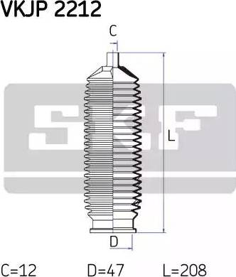 SKF VKJP 2212 - Körük dəsti, sükan furqanavto.az