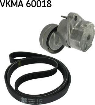 SKF VKMA 60018 - V-yivli kəmər dəsti furqanavto.az