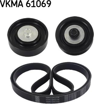 SKF VKMA 61069 - V-yivli kəmər dəsti furqanavto.az