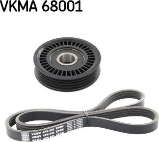 SKF VKMA 68001 - V-yivli kəmər dəsti furqanavto.az