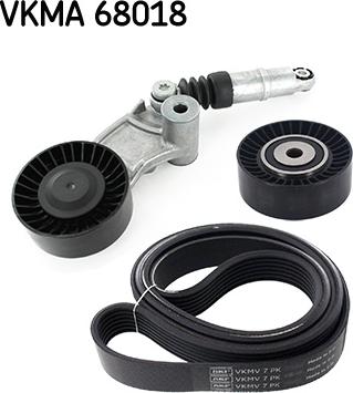 SKF VKMA 68018 - V-yivli kəmər dəsti furqanavto.az