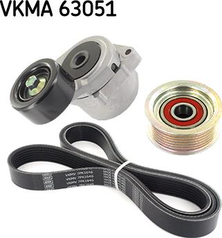 SKF VKMA 63051 - V-yivli kəmər dəsti furqanavto.az