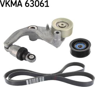 SKF VKMA 63061 - V-yivli kəmər dəsti furqanavto.az