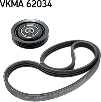 SKF VKMA 62034 - V-yivli kəmər dəsti furqanavto.az