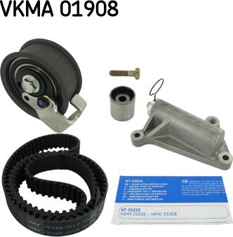SKF VKMA 01908 - Vaxt kəməri dəsti furqanavto.az