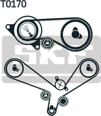 SKF VKMC 01952 - Su Pompası və Vaxt Kəməri Dəsti furqanavto.az