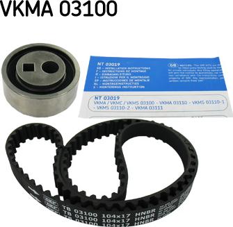 SKF VKMA 03100 - Vaxt kəməri dəsti furqanavto.az
