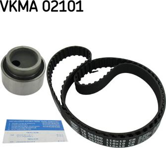 SKF VKMA 02101 - Vaxt kəməri dəsti www.furqanavto.az