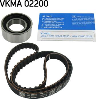 SKF VKMA 02200 - Vaxt kəməri dəsti furqanavto.az