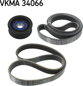SKF VKMA 34066 - V-yivli kəmər dəsti furqanavto.az