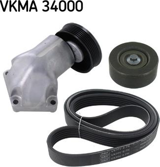 SKF VKMA 34000 - V-yivli kəmər dəsti furqanavto.az