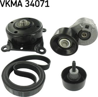 SKF VKMA 34071 - V-yivli kəmər dəsti furqanavto.az