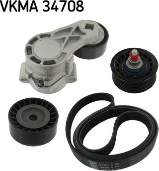 SKF VKMA 34708 - V-yivli kəmər dəsti furqanavto.az