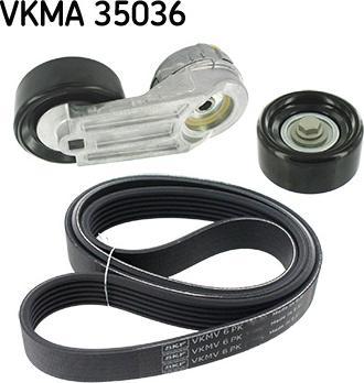 SKF VKMA 35036 - V-yivli kəmər dəsti furqanavto.az