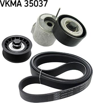 SKF VKMA 35037 - V-yivli kəmər dəsti furqanavto.az