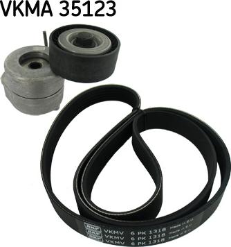 SKF VKMA 35123 - V-yivli kəmər dəsti furqanavto.az