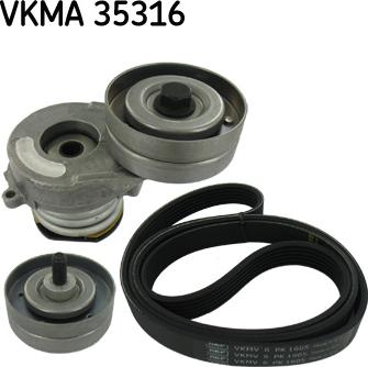 SKF VKMA 35316 - V-yivli kəmər dəsti furqanavto.az