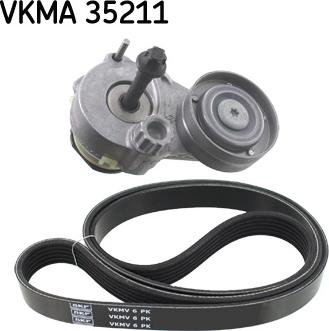 SKF VKMA 35211 - V-yivli kəmər dəsti furqanavto.az