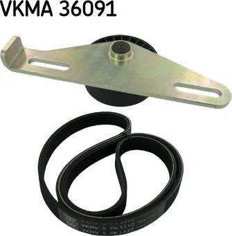 SKF VKMA 36091 - V-yivli kəmər dəsti furqanavto.az