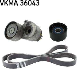 SKF VKMA 36043 - V-yivli kəmər dəsti furqanavto.az