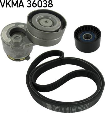 SKF VKMA 36038 - V-yivli kəmər dəsti furqanavto.az