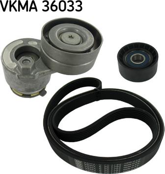 SKF VKMA 36033 - V-yivli kəmər dəsti furqanavto.az