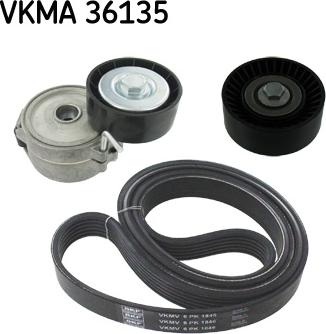 SKF VKMA 36135 - V-yivli kəmər dəsti furqanavto.az