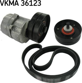 SKF VKMA 36123 - V-yivli kəmər dəsti furqanavto.az